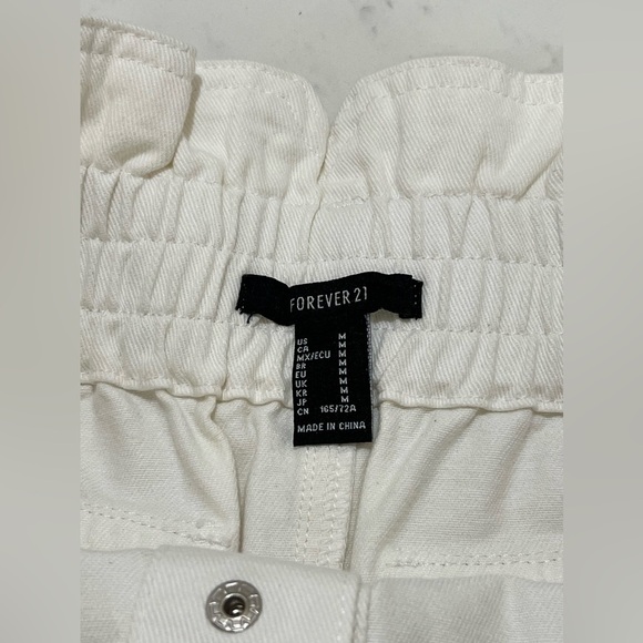 White Mini Skirt with Belt - Picture 10 of 10